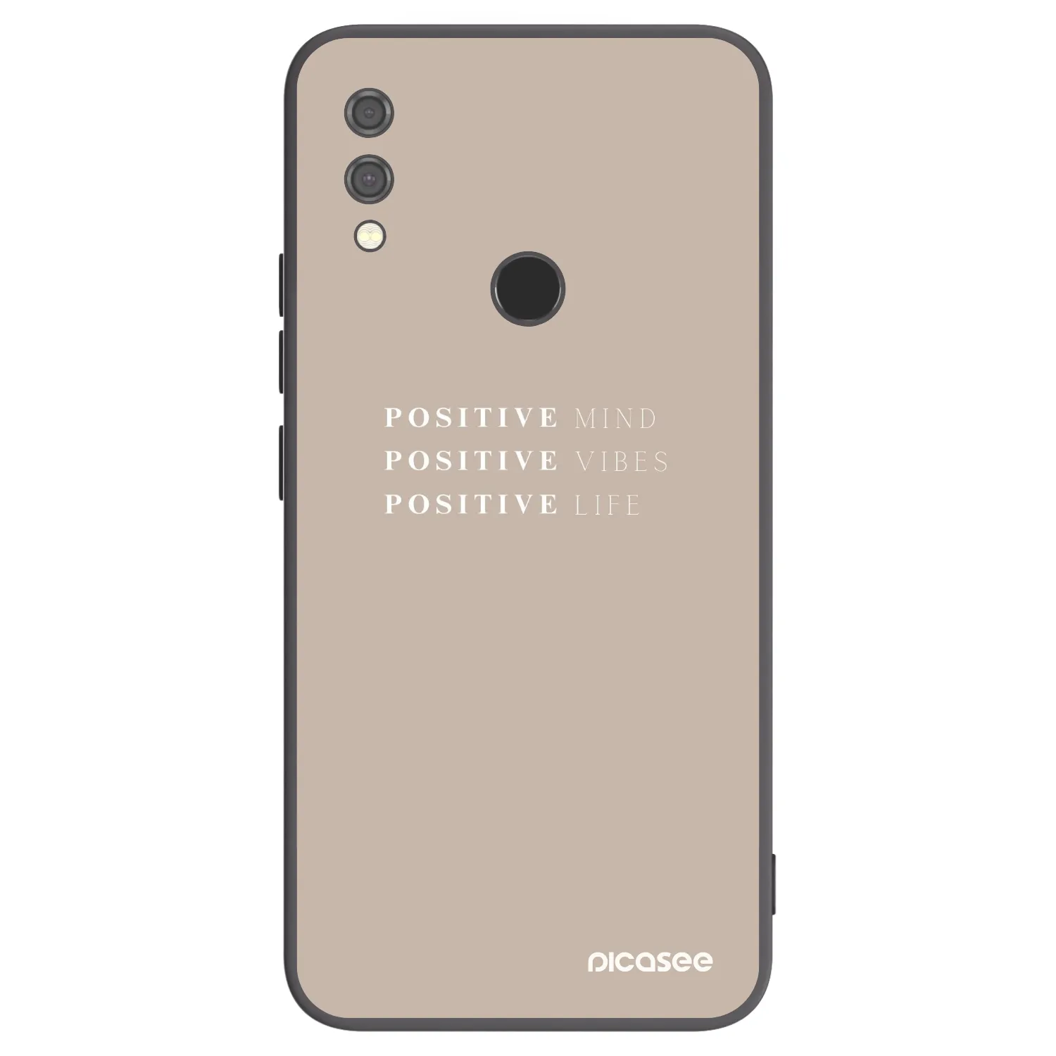 Picasee husă neagră din silicon pentru Xiaomi Redmi Note 7 - Positive Vibes