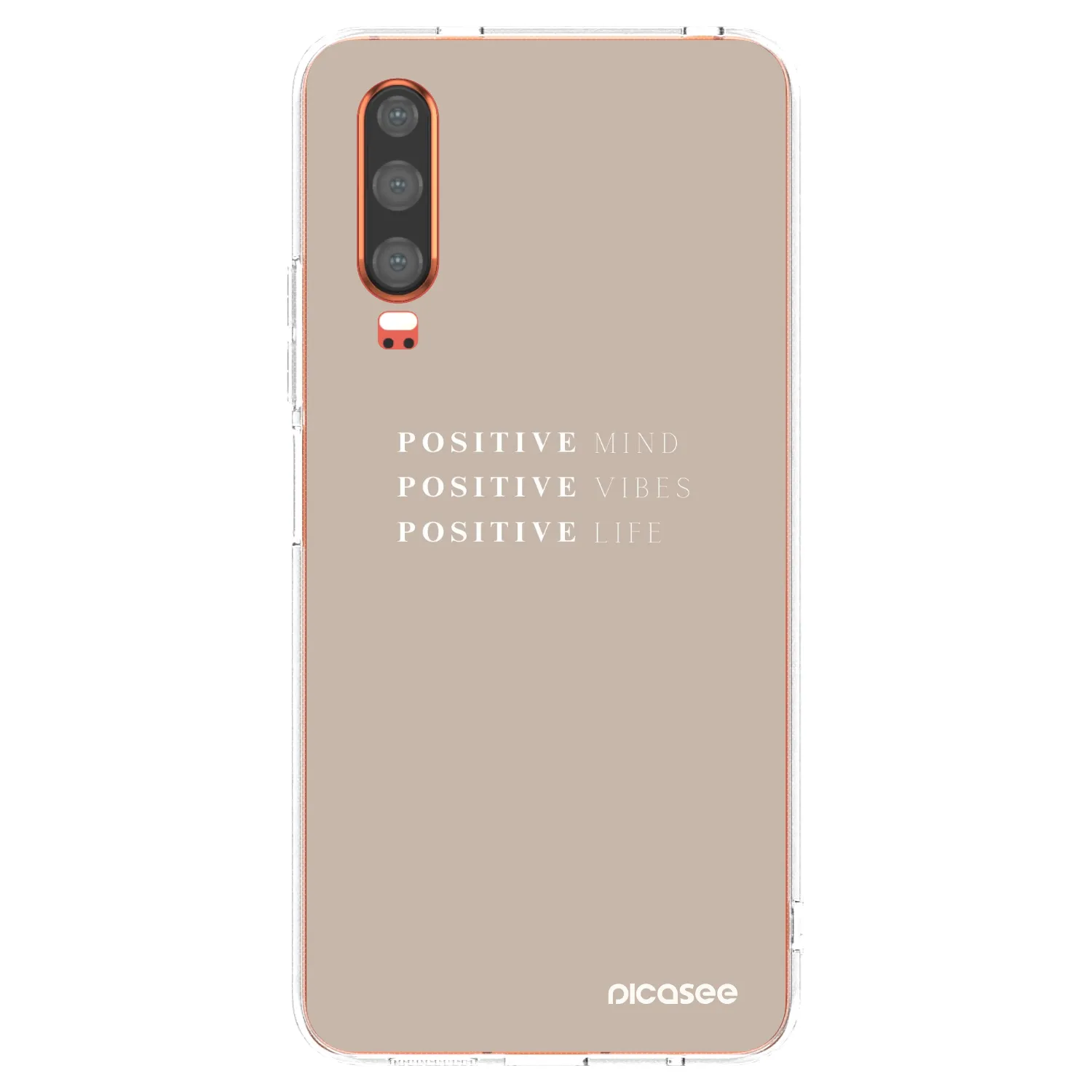 Picasee husă transparentă din silicon pentru Huawei P30 - Positive Vibes