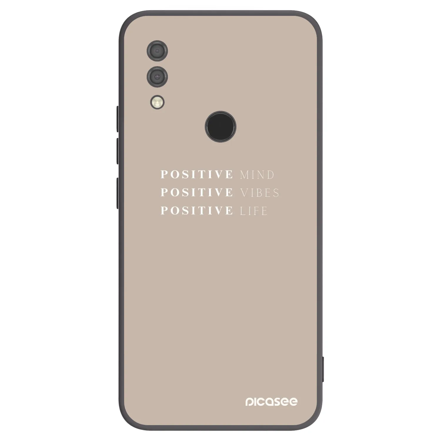 Picasee husă neagră din silicon pentru Xiaomi Redmi 7 - Positive Vibes