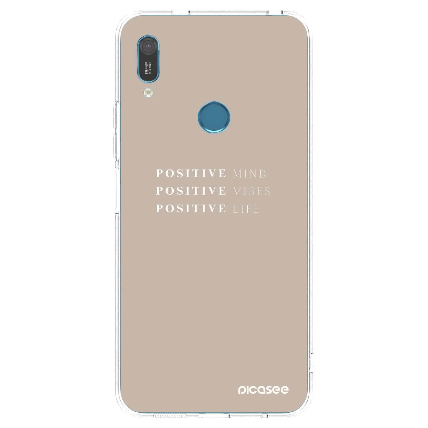 Picasee husă transparentă din silicon pentru Huawei Y6 2019 - Positive Vibes
