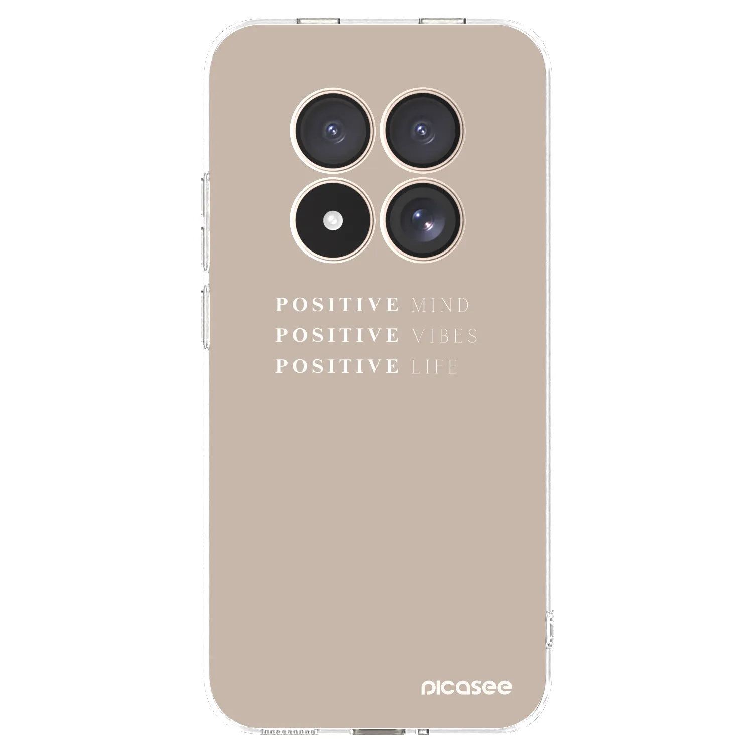 Picasee husă transparentă din silicon pentru Xiaomi Redmi Note 15 Pro 4G - Positive Vibes