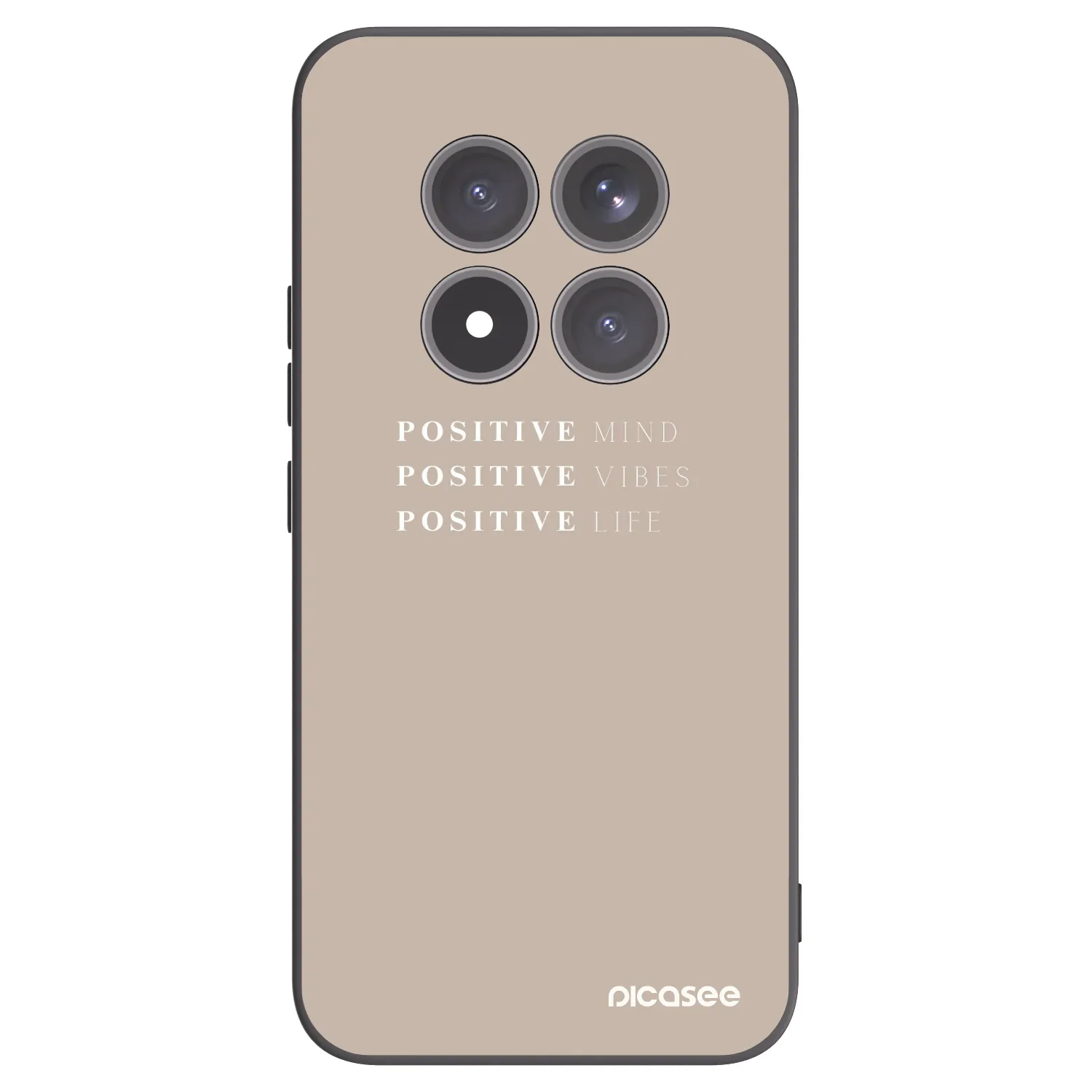 Picasee husă neagră din silicon pentru Xiaomi Redmi Note 15 Pro+ - Positive Vibes