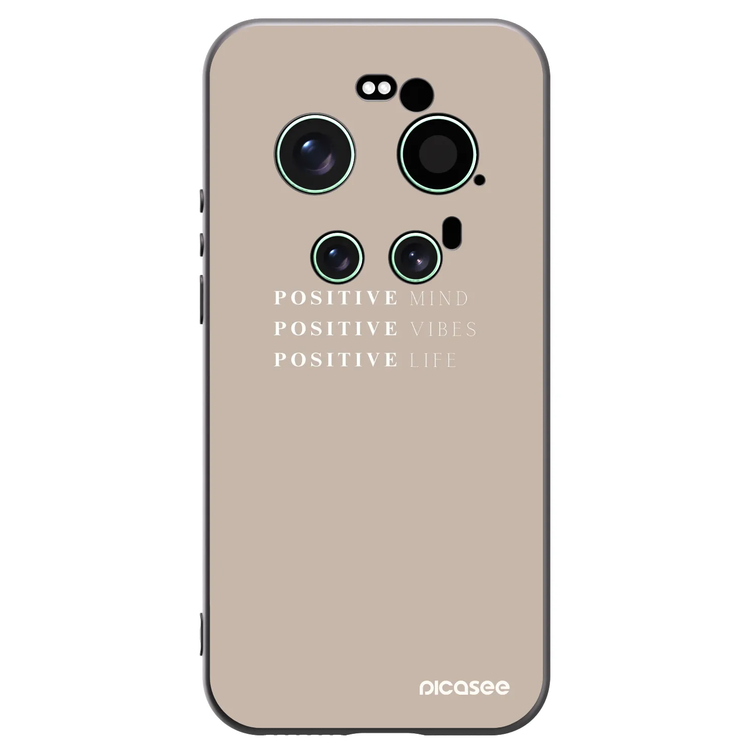 Picasee husă neagră din silicon pentru Xiaomi 17 Ultra - Positive Vibes