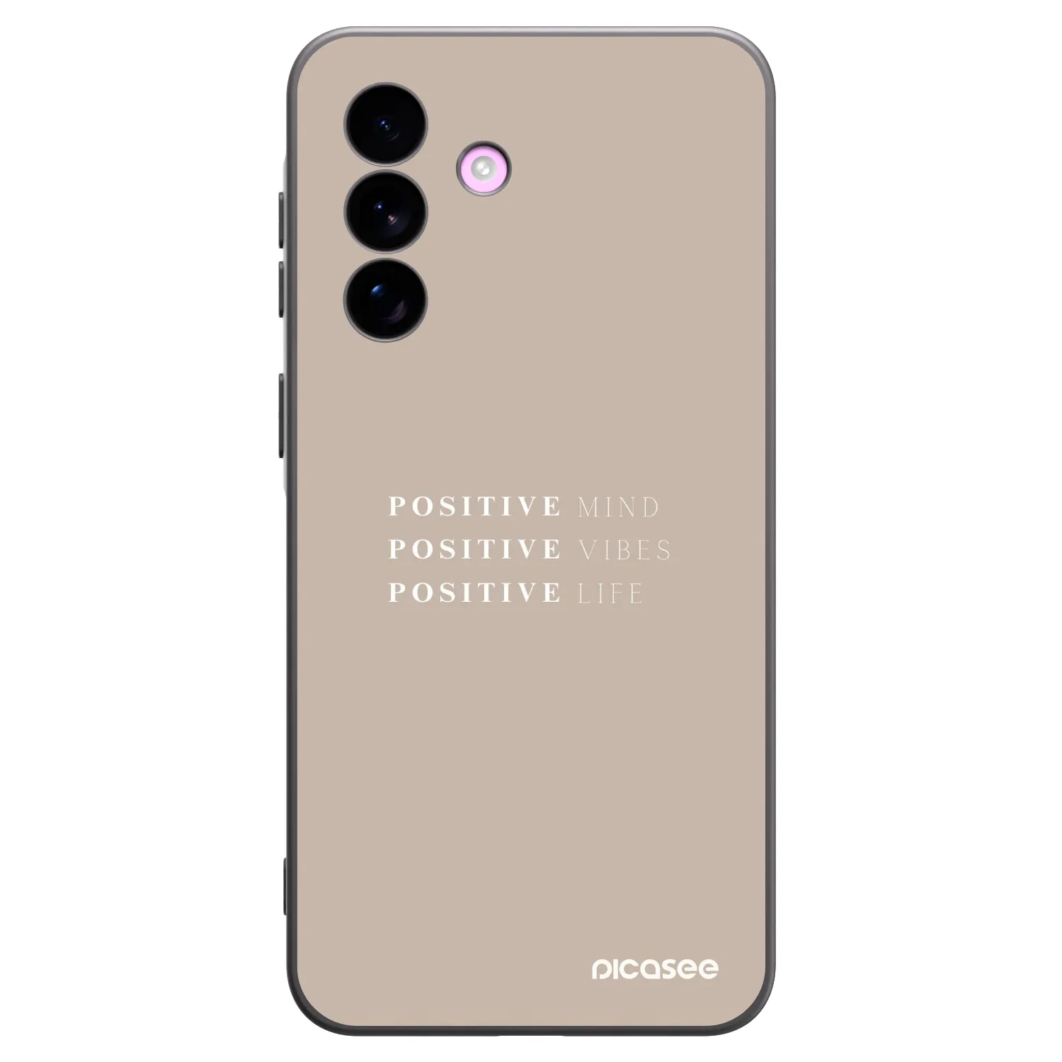 Picasee husă neagră din silicon pentru Samsung Galaxy A57 5G - Positive Vibes