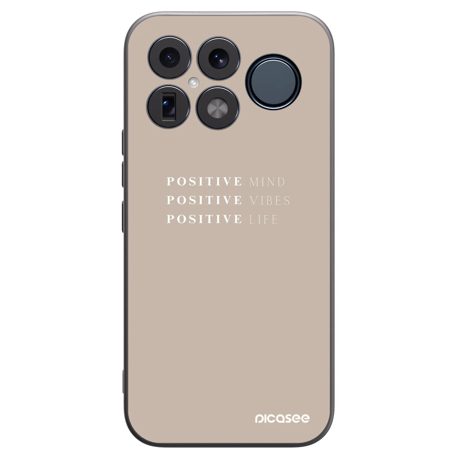 Picasee husă neagră din silicon pentru Xiaomi Poco F8 Ultra - Positive Vibes