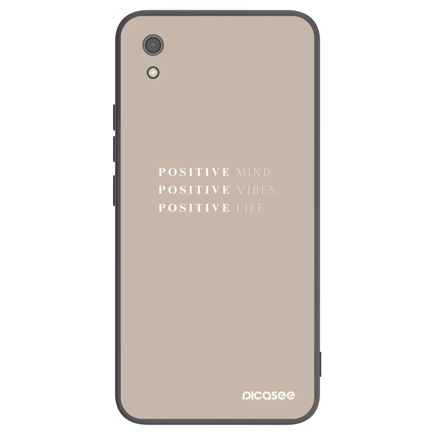 Picasee husă neagră din silicon pentru Xiaomi Redmi 7A - Positive Vibes