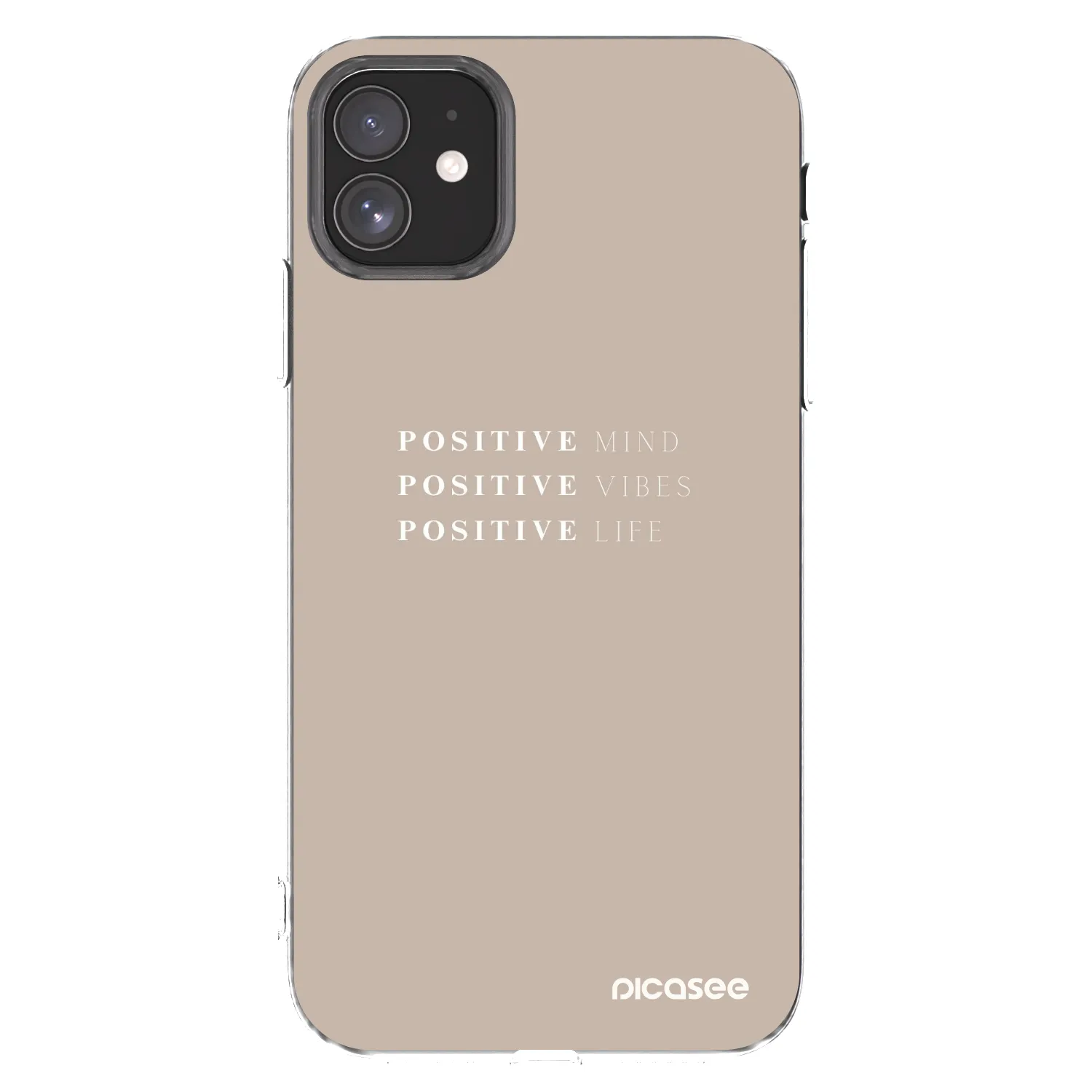 Picasee husă transparentă din silicon pentru Apple iPhone 11 - Positive Vibes