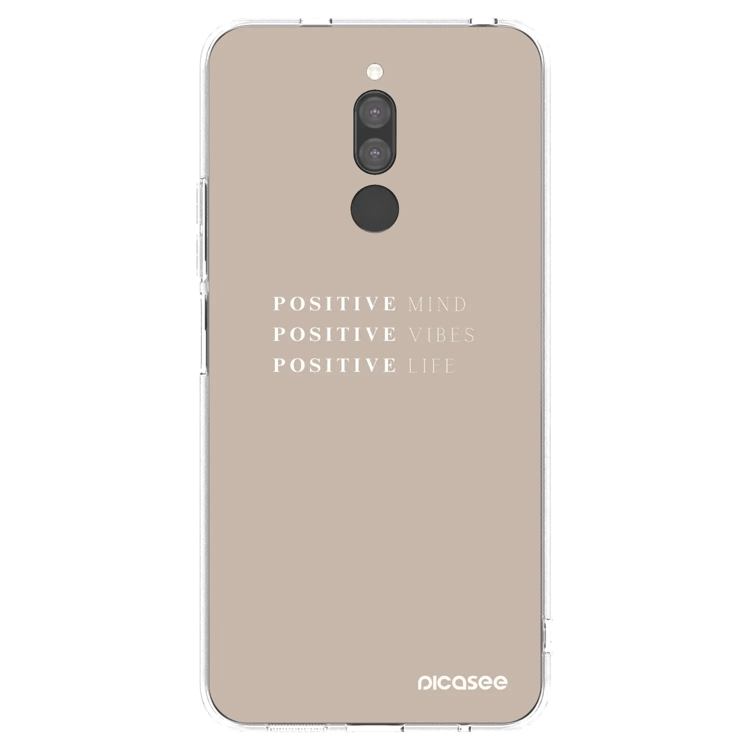 Picasee husă transparentă din silicon pentru Xiaomi Redmi 8 - Positive Vibes