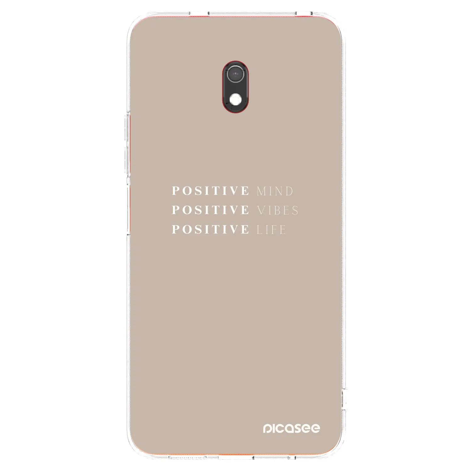 Picasee husă transparentă din silicon pentru Xiaomi Redmi 8A - Positive Vibes