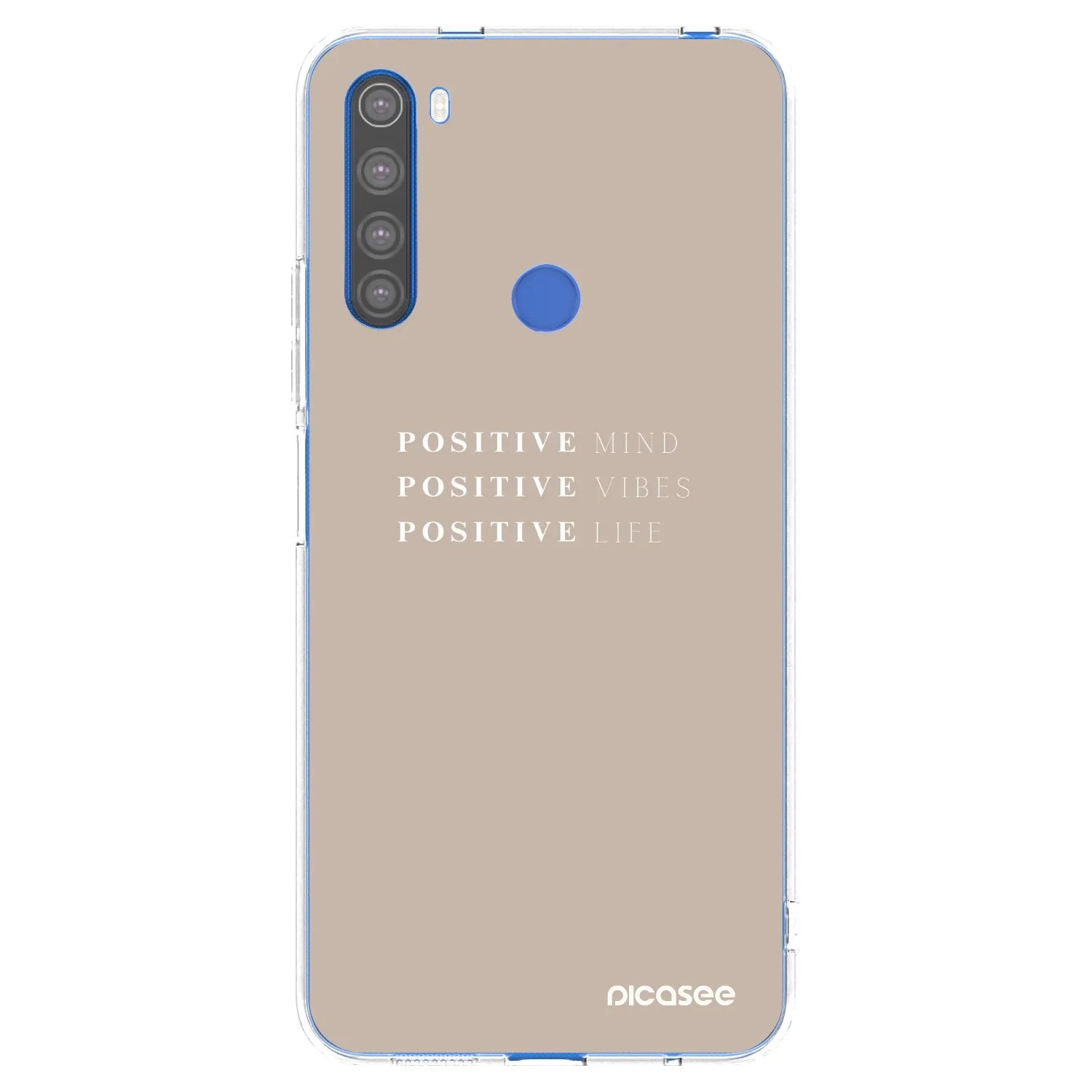 Picasee husă transparentă din silicon pentru Xiaomi Redmi Note 8T - Positive Vibes