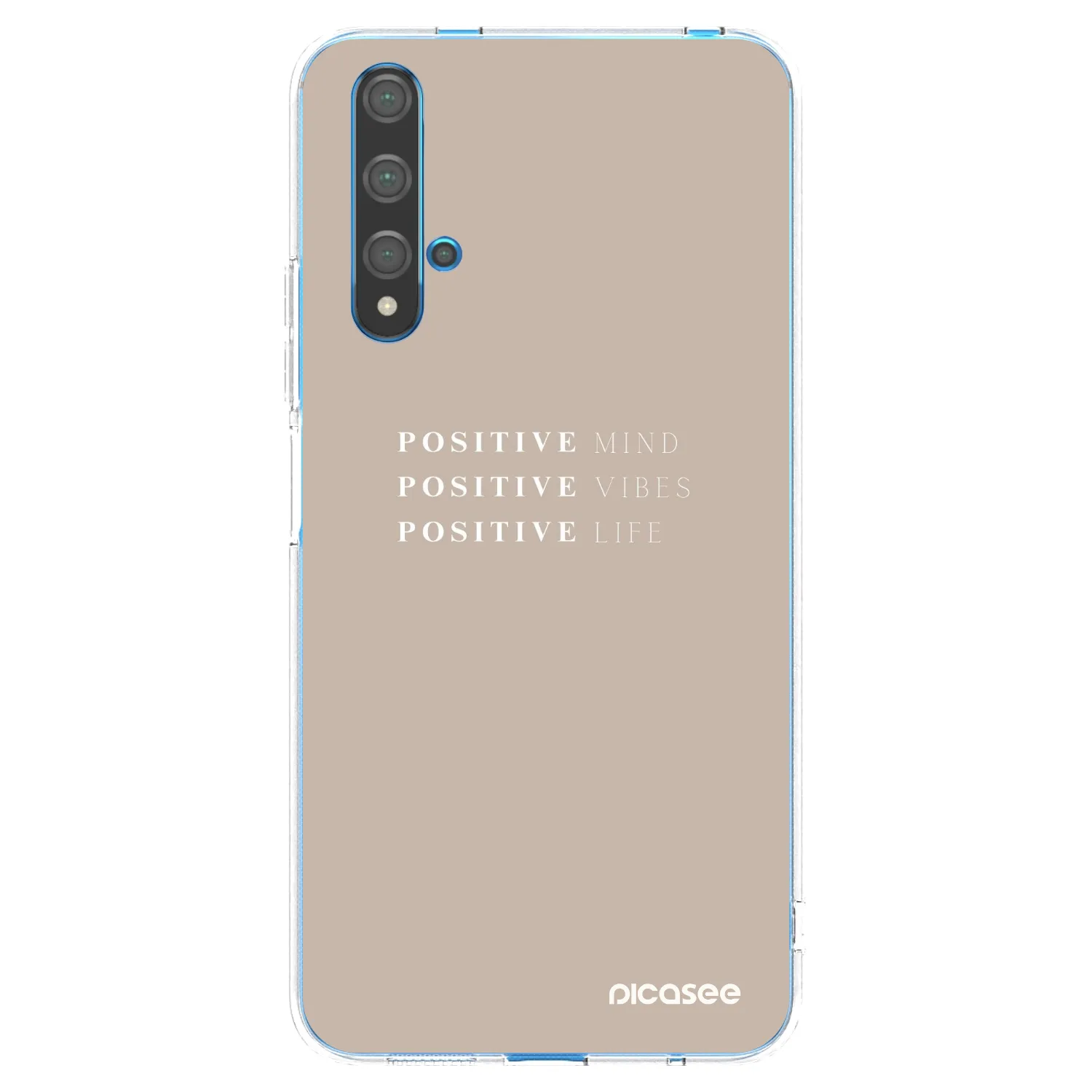 Picasee husă transparentă din silicon pentru Huawei Nova 5T - Positive Vibes