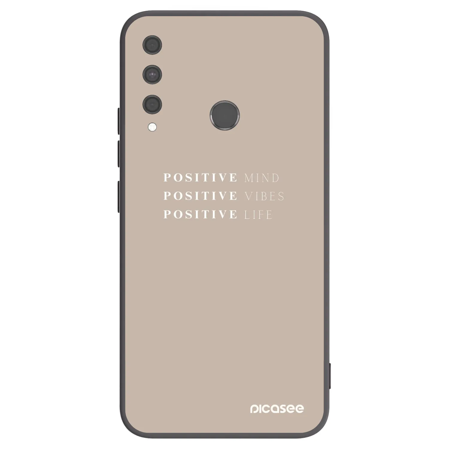 Picasee husă neagră din silicon pentru Huawei P40 Lite E - Positive Vibes