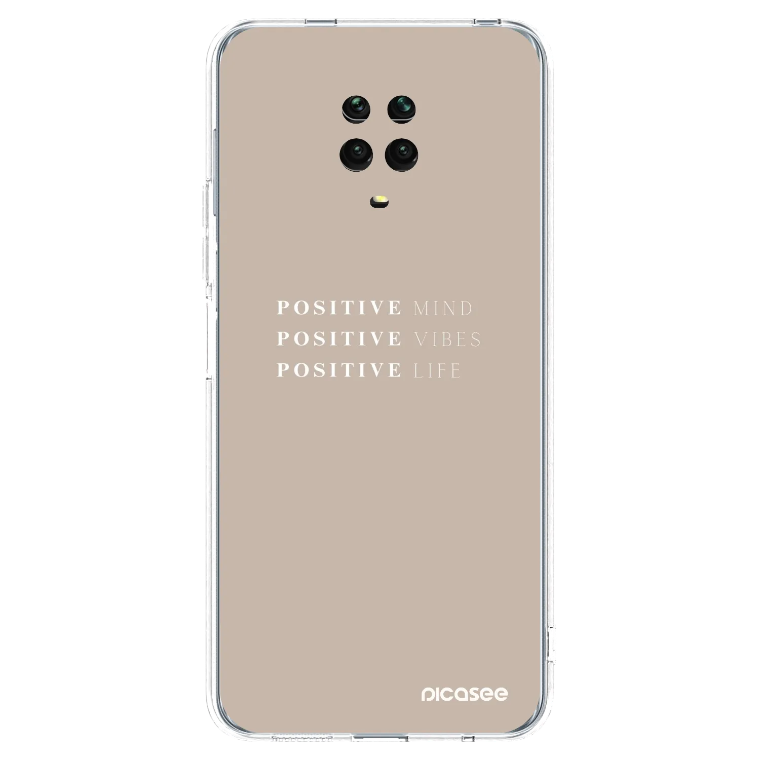 Picasee husă transparentă din silicon pentru Xiaomi Redmi Note 9 Pro - Positive Vibes