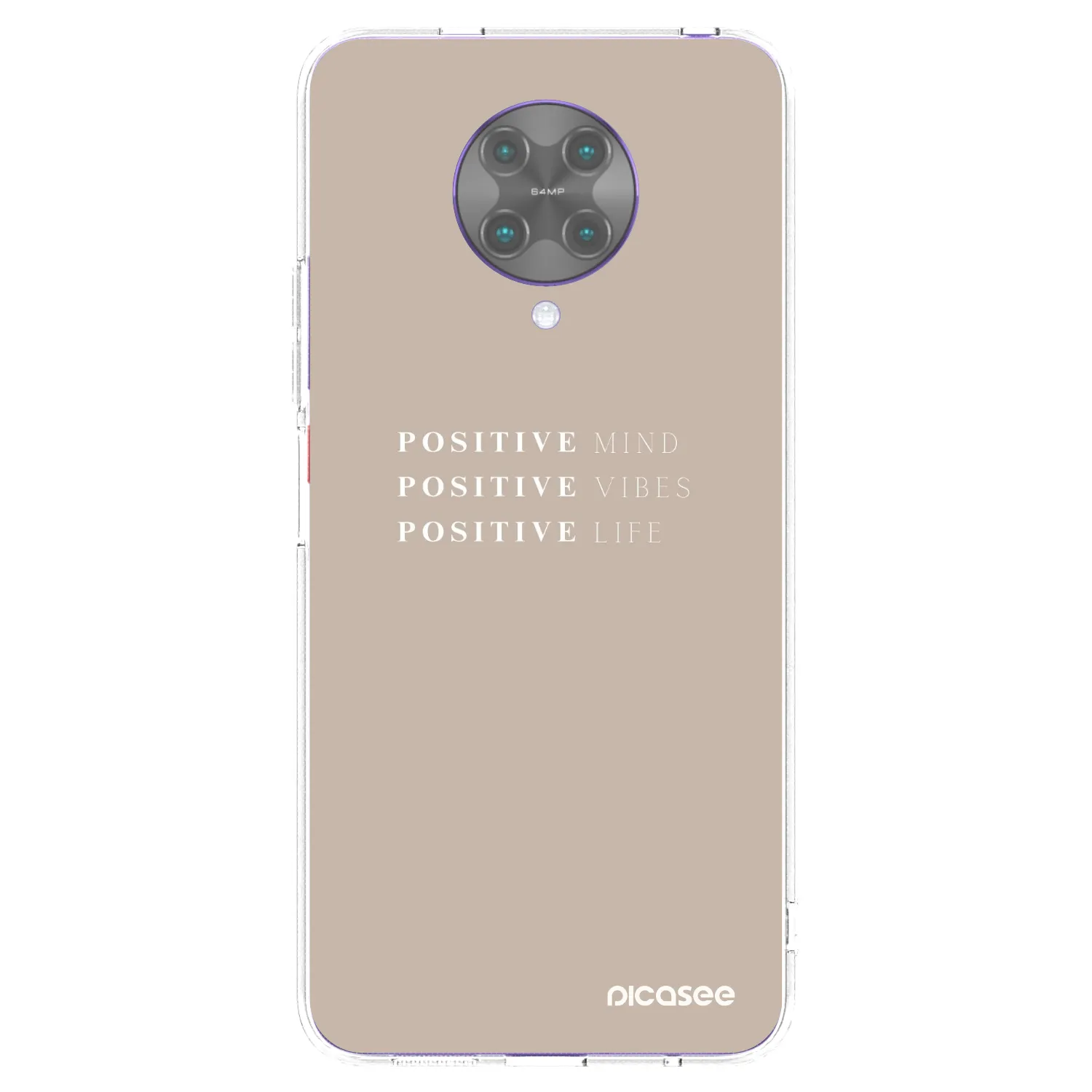 Picasee husă transparentă din silicon pentru Xiaomi Poco F2 Pro - Positive Vibes