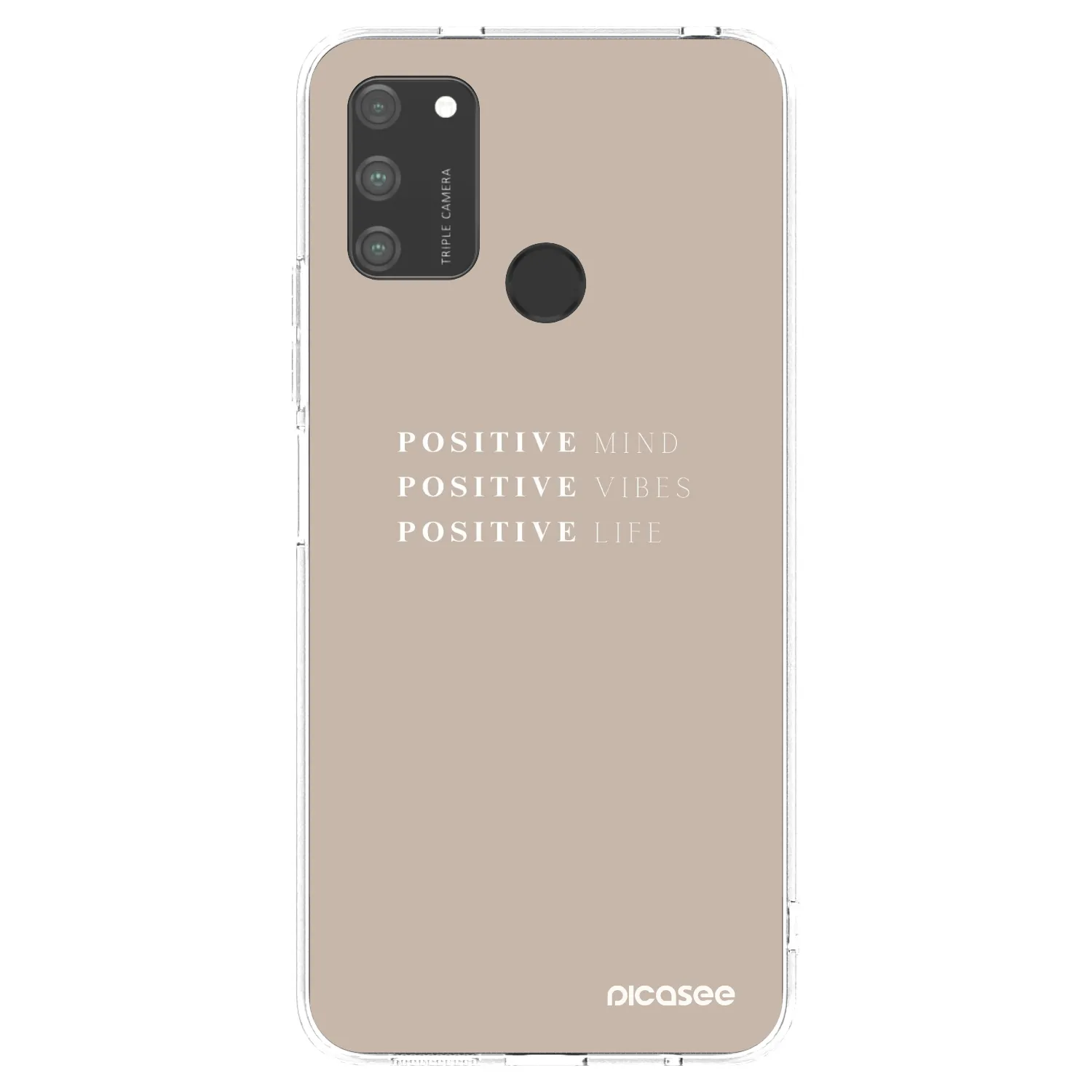 Picasee husă transparentă din silicon pentru Honor 9A - Positive Vibes