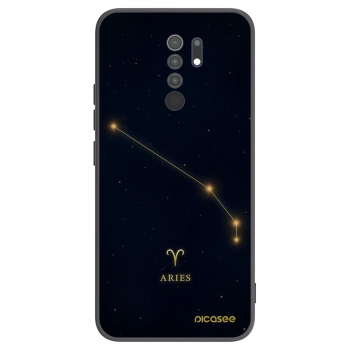 Picasee husă neagră din silicon pentru Xiaomi Redmi 9 - ARIES