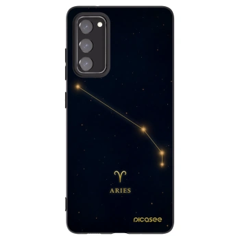 Picasee husă neagră din silicon pentru Samsung Galaxy S20 FE - ARIES