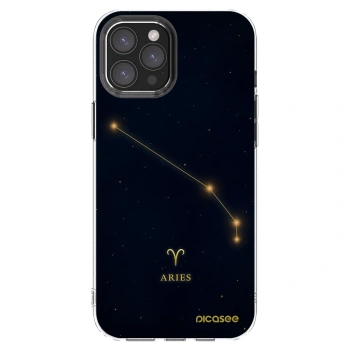 Picasee husă transparentă din silicon pentru Apple iPhone 12 Pro Max - ARIES