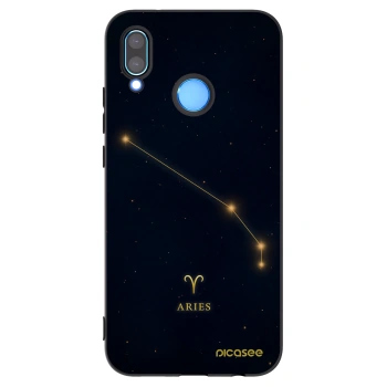 Picasee husă neagră din silicon pentru Huawei P20 Lite - ARIES