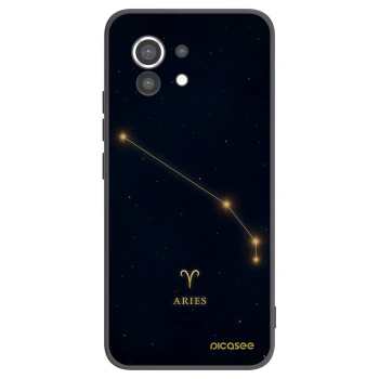 Picasee husă neagră din silicon pentru Xiaomi Mi 11 - ARIES