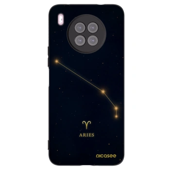 Picasee husă neagră din silicon pentru Huawei Nova 8i - ARIES