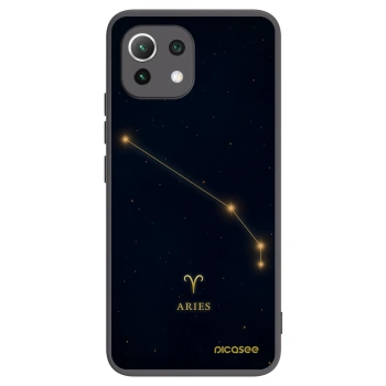 Picasee husă neagră din silicon pentru Xiaomi 11 Lite 5G NE - ARIES