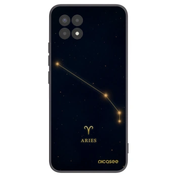 Picasee husă neagră din silicon pentru Realme 8i - ARIES