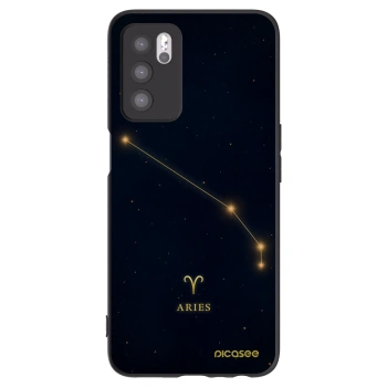 Picasee husă neagră din silicon pentru OPPO A16s - ARIES