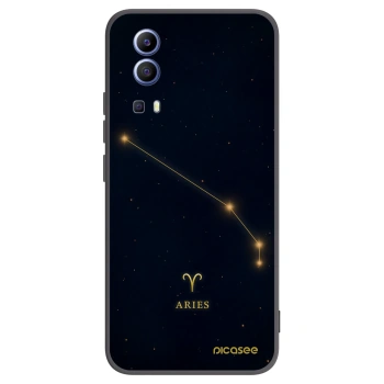 Picasee husă neagră din silicon pentru Vivo Y52 5G - ARIES