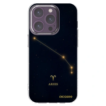 Picasee husă transparentă din silicon pentru Apple iPhone 14 Pro - ARIES