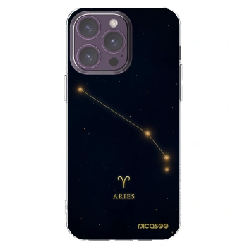 Picasee husă transparentă din silicon pentru Apple iPhone 14 Pro Max - ARIES