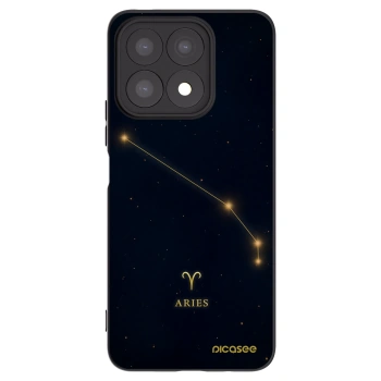 Picasee husă neagră din silicon pentru Honor X8a - ARIES