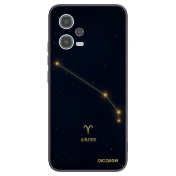 Picasee husă neagră din silicon pentru Xiaomi Redmi Note 12 5G - ARIES