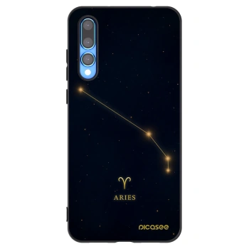 Picasee husă neagră din silicon pentru Huawei P20 Pro - ARIES