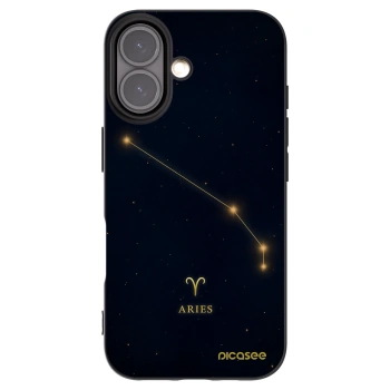 Picasee husă neagră din silicon pentru Apple iPhone 16 - ARIES