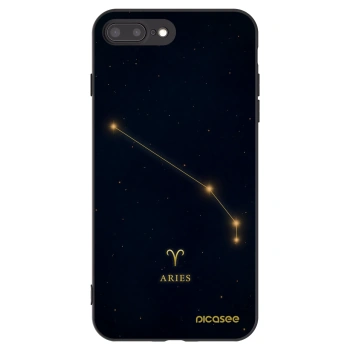 Picasee husă neagră din silicon pentru Apple iPhone 8 Plus - ARIES