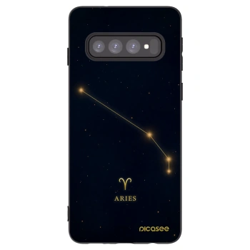 Picasee husă neagră din silicon pentru Samsung Galaxy S10 G973 - ARIES