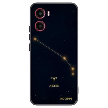 Picasee husă neagră din silicon pentru Motorola Moto G05 - ARIES