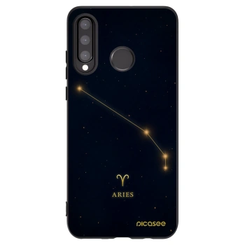 Picasee husă neagră din silicon pentru Huawei P30 Lite - ARIES