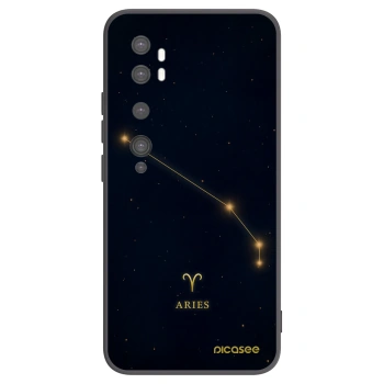Picasee husă neagră din silicon pentru Xiaomi Mi Note 10 (Pro) - ARIES