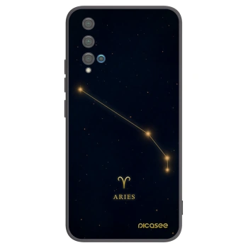 Picasee husă neagră din silicon pentru Huawei Nova 5T - ARIES