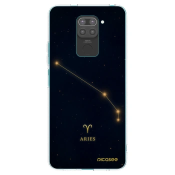 Picasee husă neagră din silicon pentru Xiaomi Redmi Note 9 - ARIES