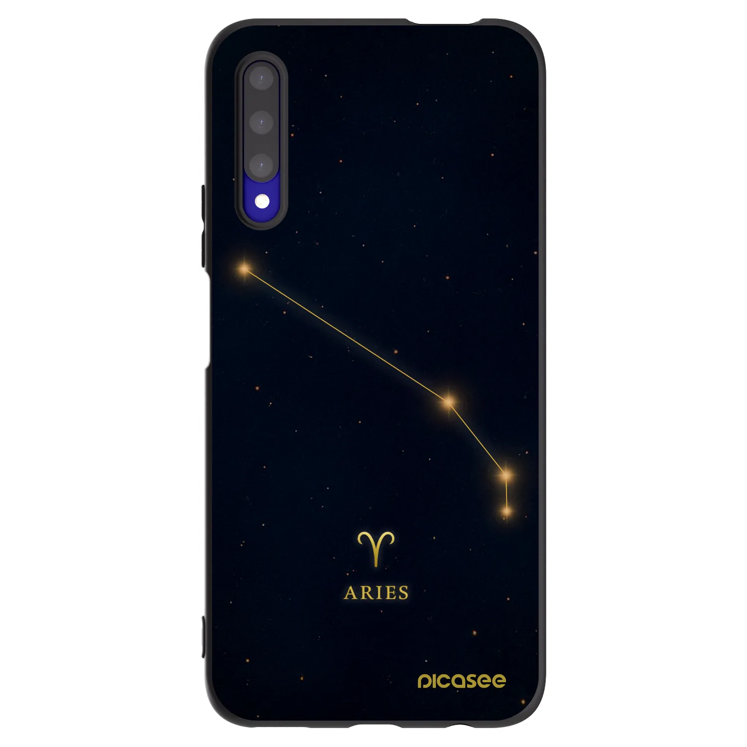 Picasee husă neagră din silicon pentru Honor 9X Pro - ARIES