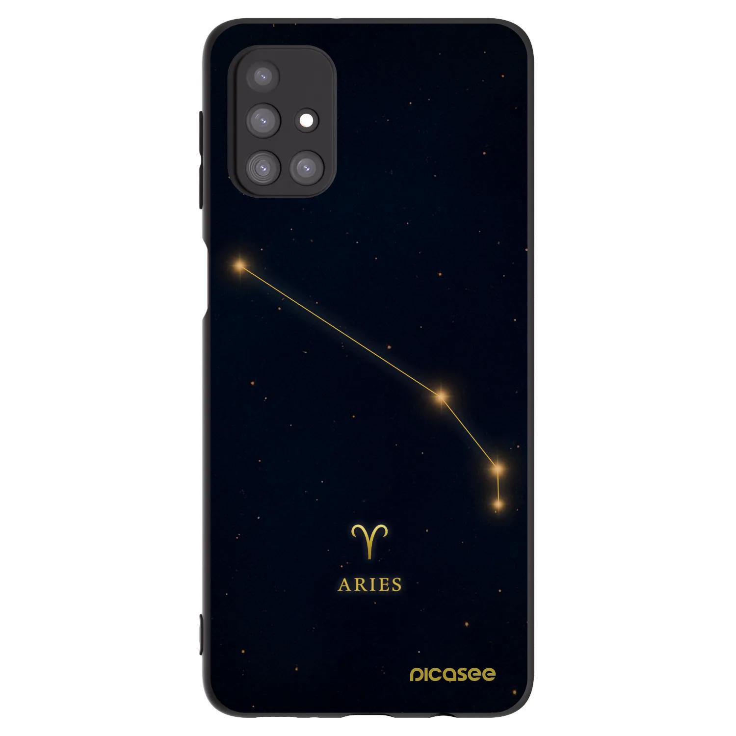 Picasee husă neagră din silicon pentru Samsung Galaxy M31s - ARIES
