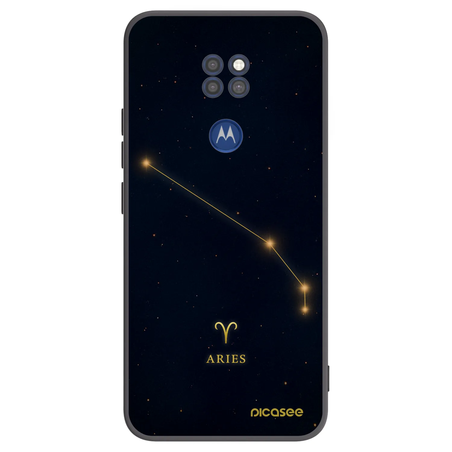 Picasee husă neagră din silicon pentru Motorola Moto G9 Play - ARIES