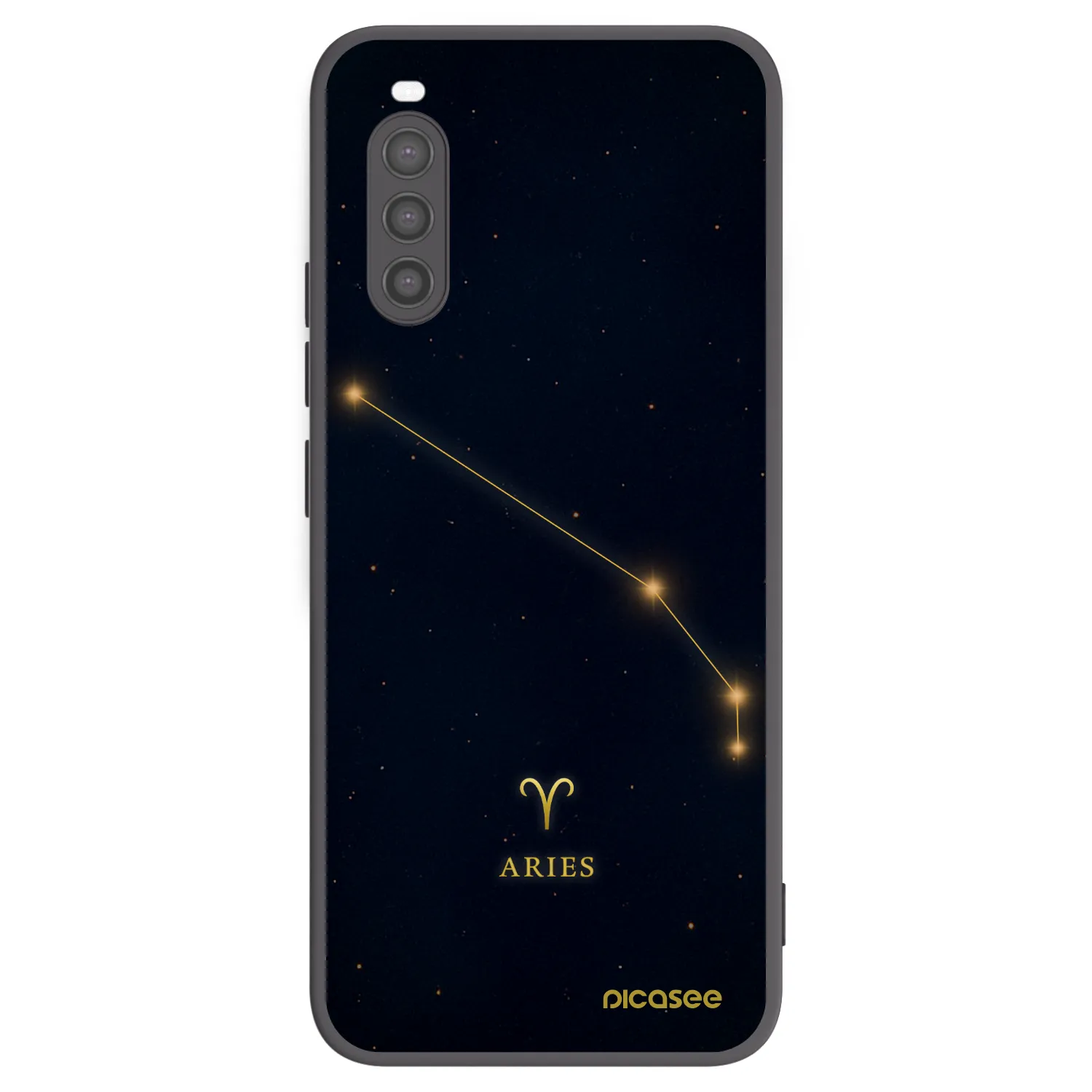 Picasee husă neagră din silicon pentru Sony Xperia 10 II - ARIES