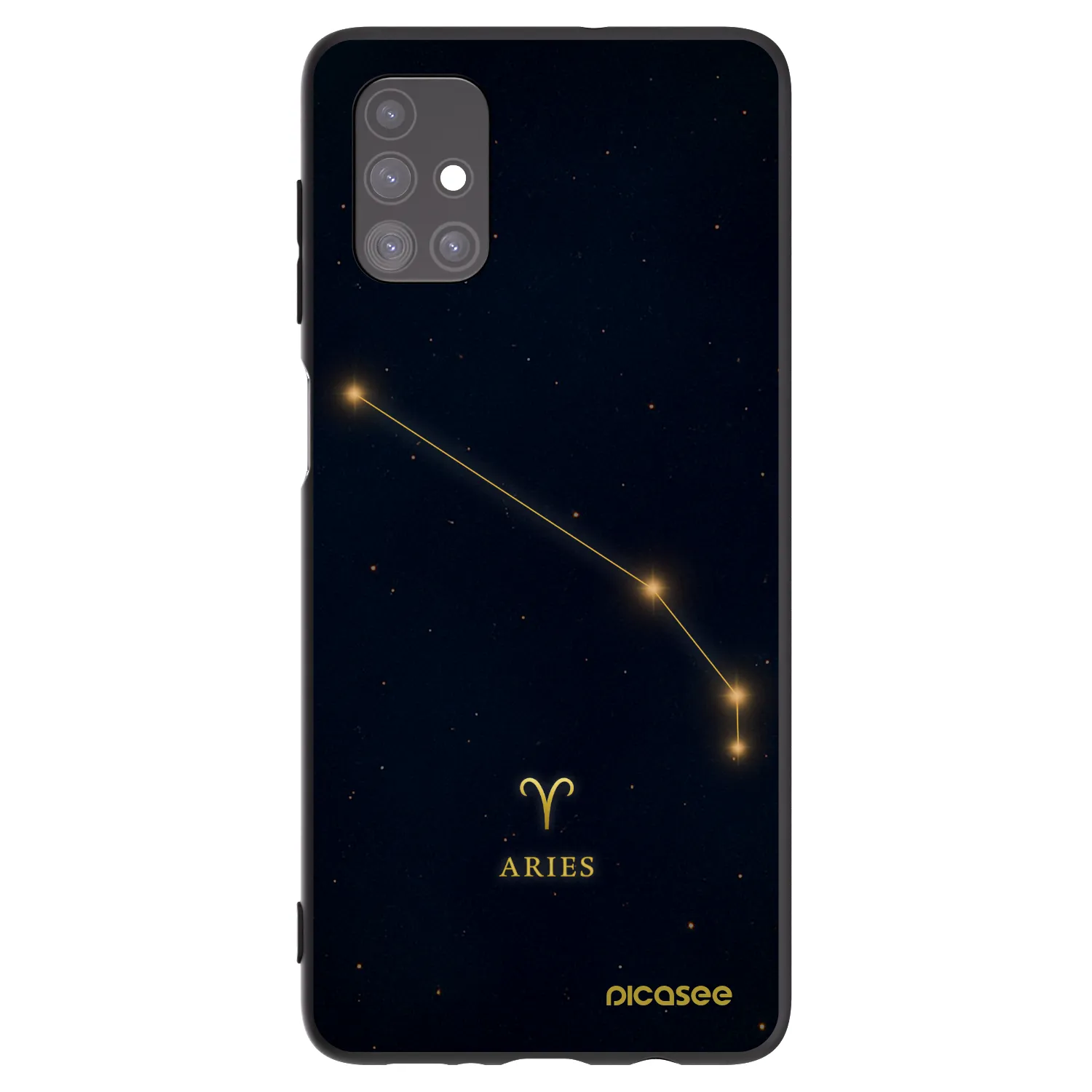 Picasee husă neagră din silicon pentru Samsung Galaxy M51 M515F - ARIES