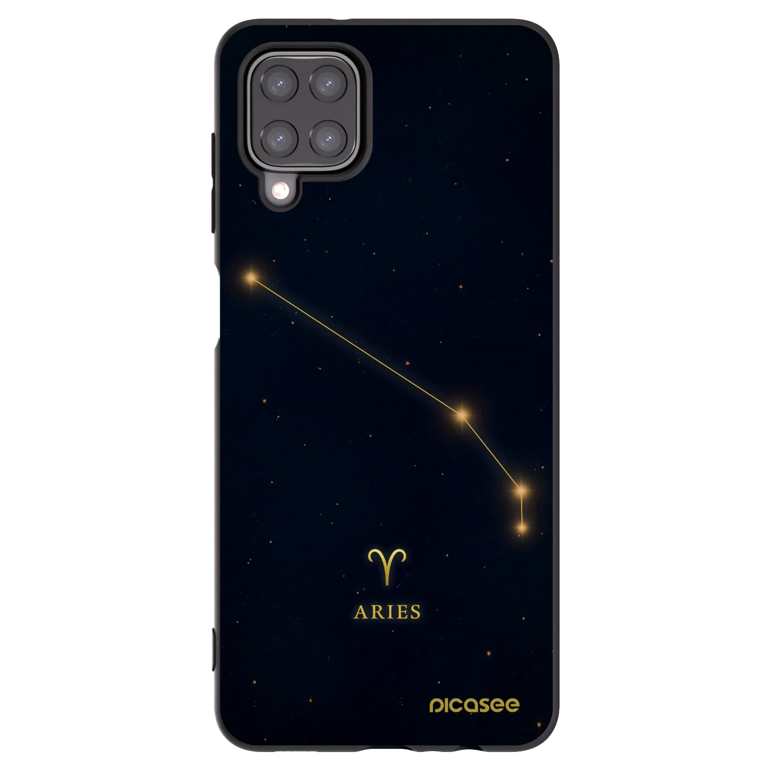 Picasee husă neagră din silicon pentru Samsung Galaxy M12 M127F - ARIES