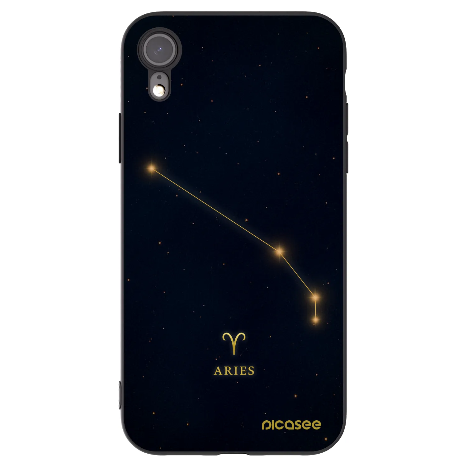 Picasee husă neagră din silicon pentru Apple iPhone 6 Plus/6S Plus - ARIES