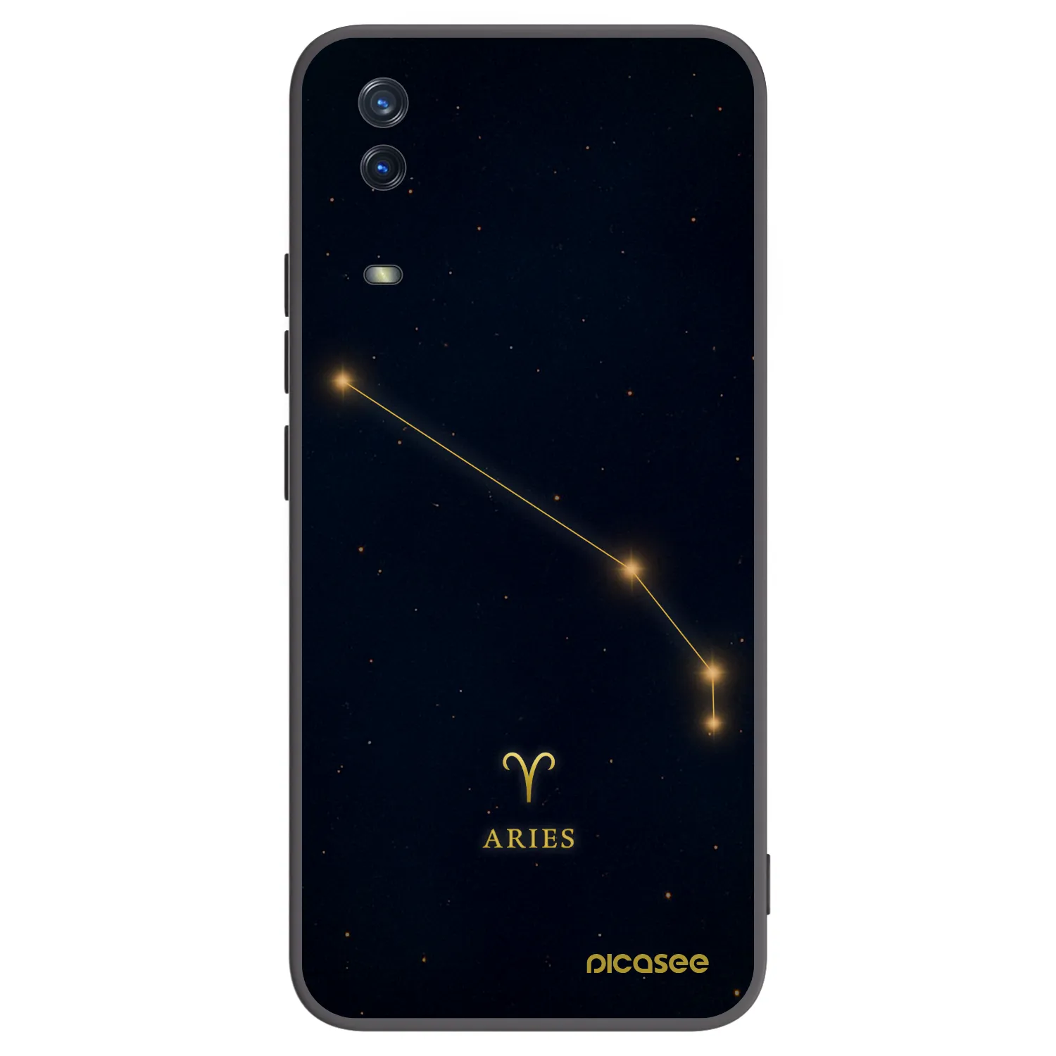 Picasee husă neagră din silicon pentru Vivo Y11s - ARIES